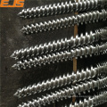 Best quality and hot selling conical twin screw and barrel for extruder